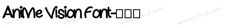 AniMe Vision Font字体转换